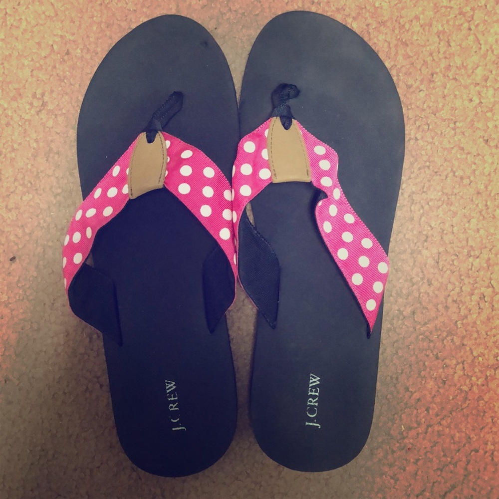 J. Crew flip flops size 11